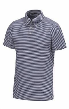 NEW SOUTHERN POINT CO. boys morgan stripe polo in jelly stain